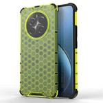 For Realme 12+ Shockproof Honeycomb Phone Case(Green)