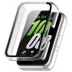 For Samsung Galaxy Fit 3 SM-R390 PC + Tempered Glass Film Integrated Watch Protective Case(Transparent)