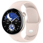 For vivo Watch 3 / iQOO Watch Solid Color Silicone Watch Band(Pink)