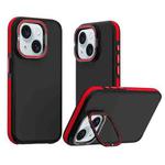 For iPhone 15 Plus Dual-Color Shockproof TPU Phone Case(Red)