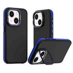 For iPhone 14 Dual-Color Shockproof TPU Phone Case(Blue)