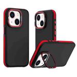 For iPhone 14 Dual-Color Shockproof TPU Phone Case(Red)