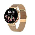ET490 1.27 inch Color Screen Smart Watch Steel Strap, Support Bluetooth Call / ECG(Gold)