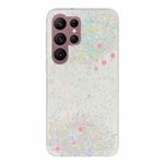 For Samsung Galaxy S22 Ultra 5G Dreamy Star Glitter Epoxy TPU Phone Case(Transparent)