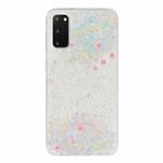 For Samsung Galaxy S20 Dreamy Star Glitter Epoxy TPU Phone Case(Transparent)