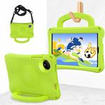For Redmi Pad SE 8.7 2024 Handle Football Shaped EVA Shockproof Tablet Case(Grass Green)