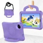 For Redmi Pad SE 8.7 2024 Handle Football Shaped EVA Shockproof Tablet Case(Light Purple)