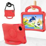 For Redmi Pad SE 8.7 2024 Handle Football Shaped EVA Shockproof Tablet Case(Red)