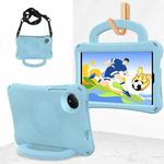 For Redmi Pad SE 8.7 2024 Handle Football Shaped EVA Shockproof Tablet Case(Light Blue)