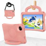 For Redmi Pad SE 8.7 2024 Handle Football Shaped EVA Shockproof Tablet Case(Light Pink)