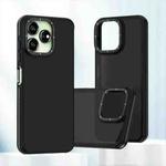 For ZTE Axon 50 Lite Dual-Color Shockproof TPU Phone Case(Black)