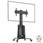 NB G85 55-85 inch TV Electric Remote Control Mobile Cart TV Floor Stand For Samsung / Hisense(UK Plug)