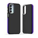 For Samsung Galaxy A25 5G Dual-Color Shockproof TPU Phone Case(Purple)