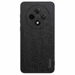 For OPPO A3 Pro China Tree Bark Leather Shockproof Phone Case(Black)