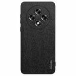 For OPPO A3 China Tree Bark Leather Shockproof Phone Case(Black)