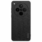 For OPPO Find X8 Pro Tree Bark Leather Shockproof Phone Case(Black)
