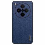 For OPPO Find X8 Pro Tree Bark Leather Shockproof Phone Case(Blue)