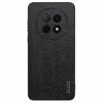 For  OPPO A5  Pro Tree Bark Leather Shockproof Phone Case(Black)