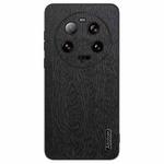 For Xiaomi 13 Ultra Tree Bark Leather Shockproof Phone Case(Black)