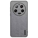 For Xiaomi 13 Ultra Tree Bark Leather Shockproof Phone Case(Grey)