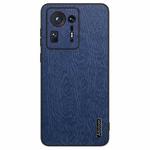 For Xiaomi Mix 4 Tree Bark Leather Shockproof Phone Case(Blue)