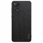 For Xiaomi Redmi Note 11 Pro Global Tree Bark Leather Shockproof Phone Case(Black)