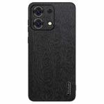 For Xiaomi Redmi Note 13 Pro 5G Tree Bark Leather Shockproof Phone Case(Black)