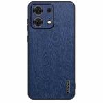 For Xiaomi Redmi Note 13 Pro 5G Tree Bark Leather Shockproof Phone Case(Blue)