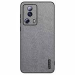 For Xiaomi Civi 2 Tree Bark Leather Shockproof Phone Case(Grey)