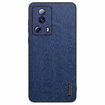 For Xiaomi Civi 2 Tree Bark Leather Shockproof Phone Case(Blue)