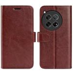 For OnePlus 12 R64 Texture Horizontal Flip Leather Phone Case(Brown)