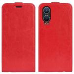 For OnePlus Nord CE4 Lite 5G R64 Texture Single Vertical Flip Leather Phone Case(Red)