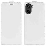 For OnePlus Nord CE5 / Ace 5 Racing R64 Texture Single Vertical Flip Leather Phone Case(White)