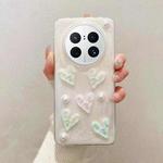 For Huawei Mate 50 Pro Cream Gum Decoden TPU Phone Case(Love)