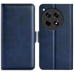 For OnePlus 12R Dual-side Magnetic Buckle Horizontal Flip Leather Phone Case(Dark Blue)