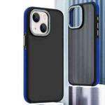 For iPhone 15 Plus Dual-Color Shockproof TPU Phone Case(Blue)
