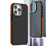 For iPhone 12 Pro Dual-Color Shockproof TPU Phone Case(Orange)