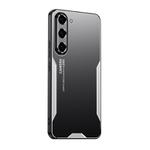 For Samsung Galaxy S23+ 5G Blade Series TPU Hybrid Metal Phone Case(Silver)