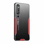 For Xiaomi Mi 10 Pro Blade Series TPU Hybrid Metal Phone Case(Red)