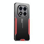 For Xiaomi Redmi Note 14 Pro+ 5G Blade Series TPU Hybrid Metal Phone Case(Red)