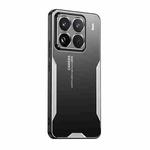 For Xiaomi 15 Pro Blade Series TPU Hybrid Metal Phone Case(Silver)