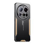 For Xiaomi 15 Ultra Blade Series TPU Hybrid Metal Phone Case(Gold)