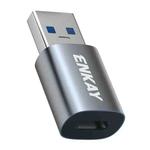 ENKAY ENK-AT118 Aluminium Alloy Male USB 3.1 to Female Type-C Data Adapter Converter Support Fast Charging