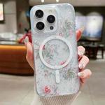 For iPhone 13 Pro Max Spring Garden MagSafe TPU Phone Case(F04 French Flowers)