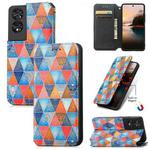 For TCL 40 NXTpaper 5G CaseNeo Colorful Magnetic Leather Phone Case(Rhombus Mandala)
