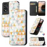 For TCL 40 NXTpaper 5G CaseNeo Colorful Magnetic Leather Phone Case(Nordic Rhombus)