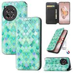 For OnePlus Ace 3 CaseNeo Colorful Magnetic Leather Phone Case(Emeralds)
