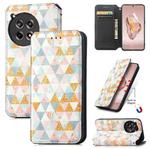 For OnePlus Ace 3 CaseNeo Colorful Magnetic Leather Phone Case(Rhombus)