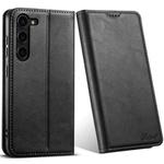 For Samsung Galaxy S23+ 5G Suteni J02 Oil Wax Wallet Leather Phone Case(Black)