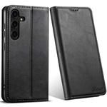 For Samsung Galaxy S23 FE 5G Suteni J02 Oil Wax Wallet Leather Phone Case(Black)